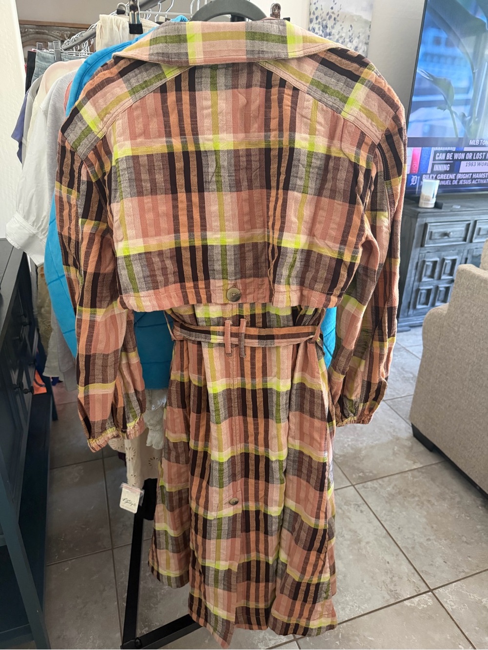 NWT FREE PEOPLE WE THE FREE BLISS MAXI TRENCH - Picture 3 of 4